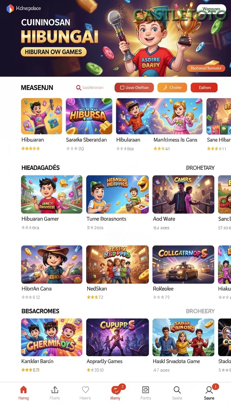 Cuplikan layar PLAZA4D — halaman utama